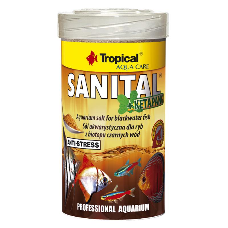 Sól akwarystyczna sanital + ketapang 100ml/120g